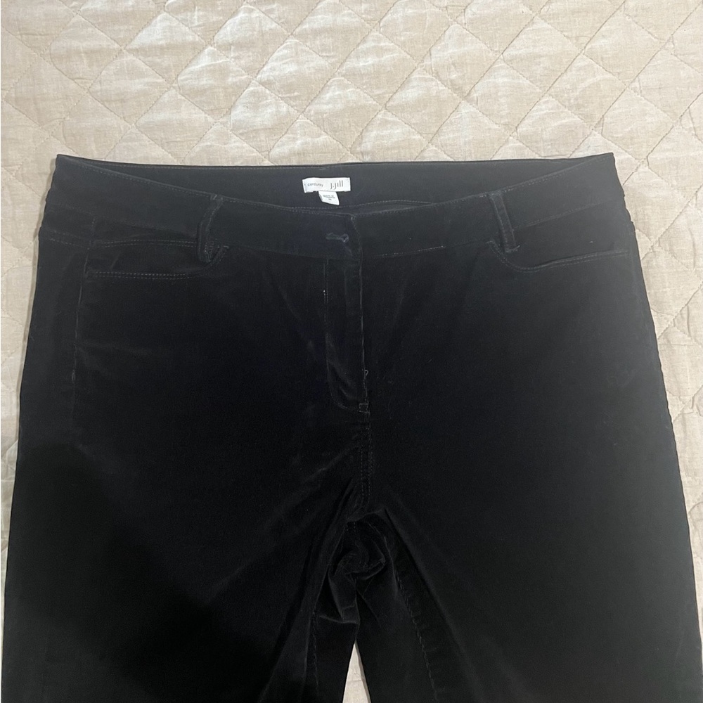 JJill Corduroy Pants Black SZ 16